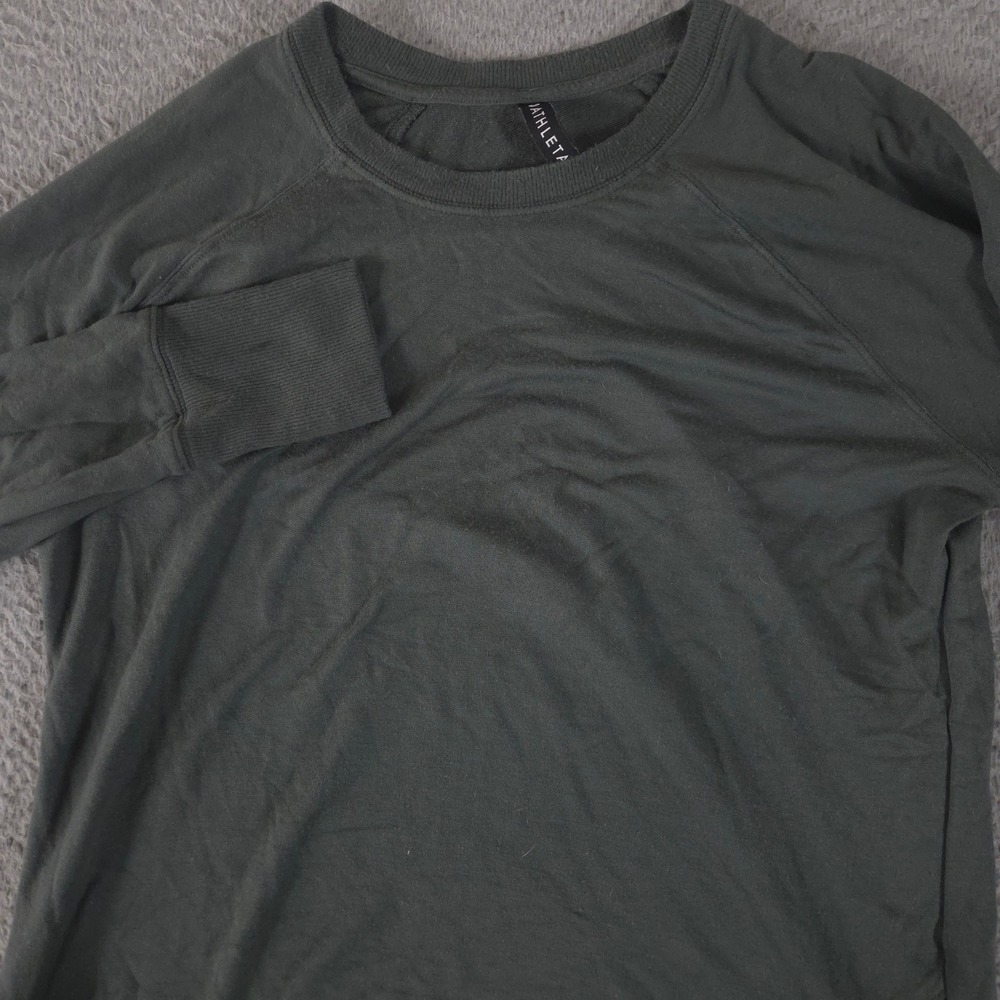 Athleta Sweatshirt Womens Medium Mindset Modal Spandex Raglan Sleeve Pullover